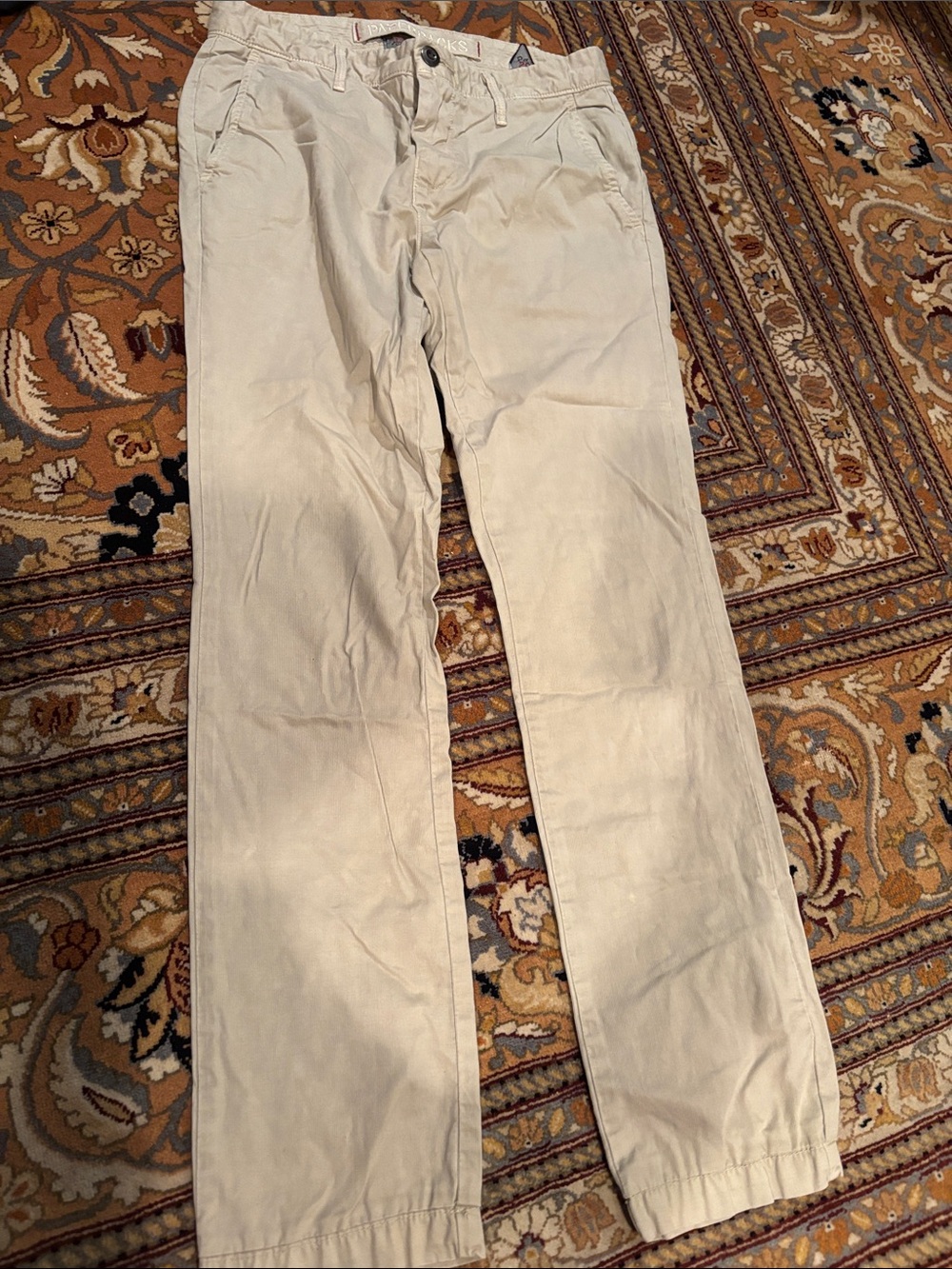 Paperbacks Men's Light Beige Chino Pants